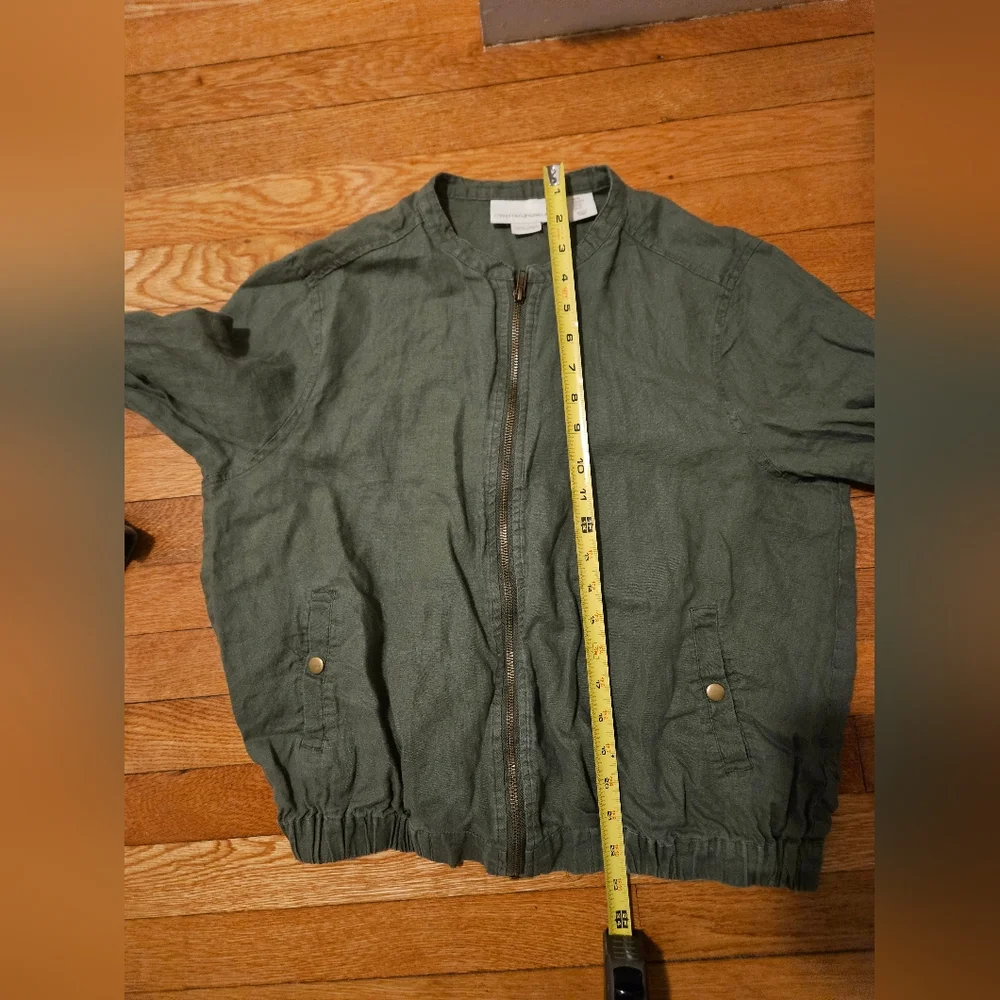 Linen bomber jacket - Picture 4 of 5